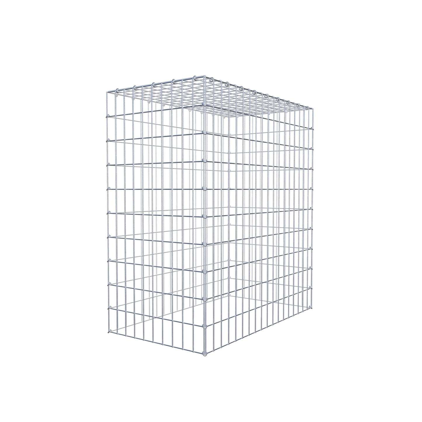 Monteret gabion type 3 100 cm x 90 cm x 50 cm (L x H x D), maskestørrelse 5 cm x 10 cm, C-ring