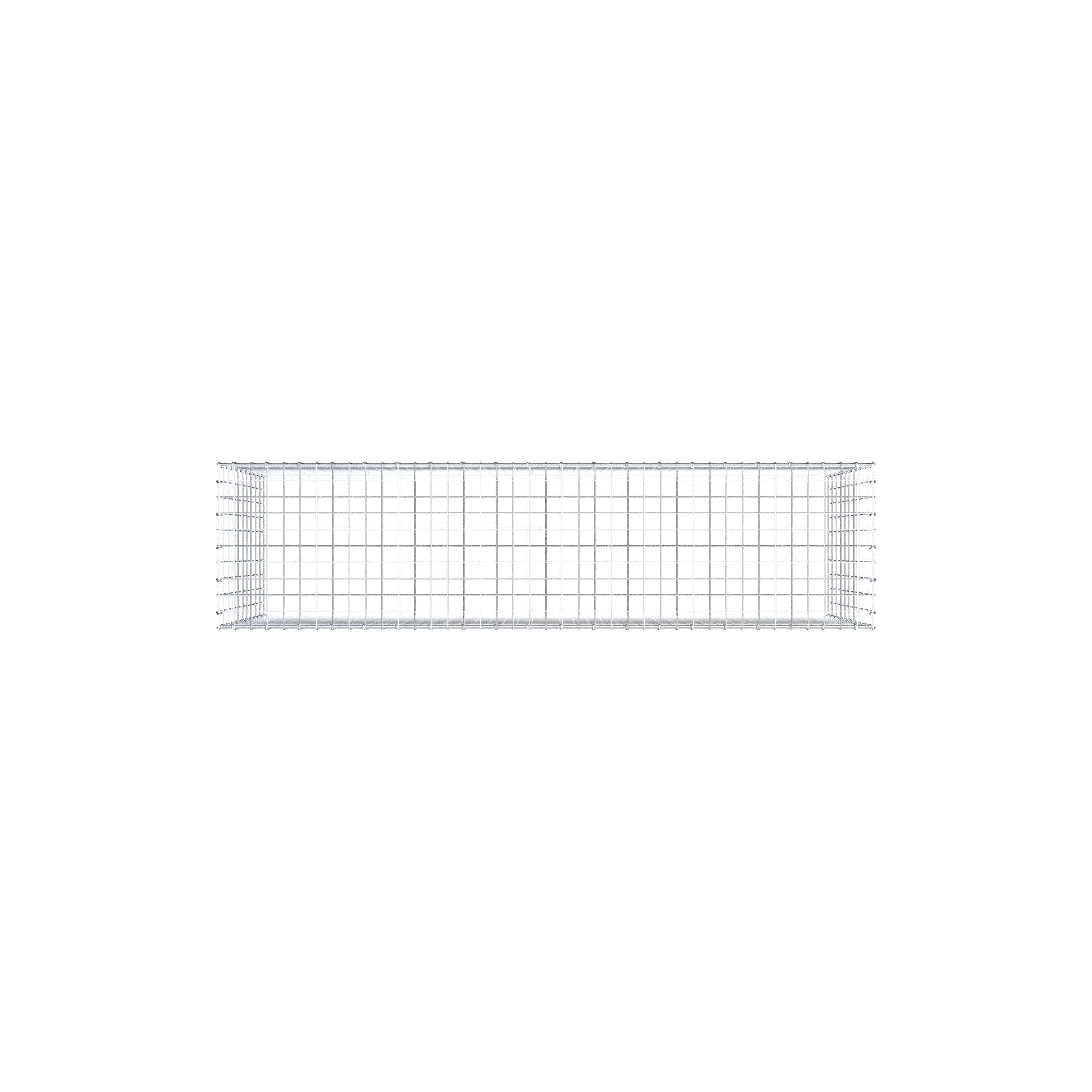 Pile aggiuntivo tipo 3 200 cm x 100 cm x 50 cm (L x H x P), maglia 5 cm x 10 cm, anello a C