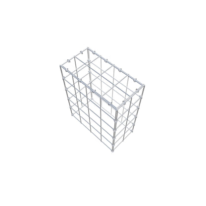 Monteret gabion type 3 50 cm x 40 cm x 20 cm (L x H x D), maskestørrelse 10 cm x 10 cm, C-ring