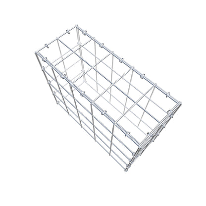 Monteret gabion type 3 50 cm x 40 cm x 20 cm (L x H x D), maskestørrelse 10 cm x 10 cm, C-ring