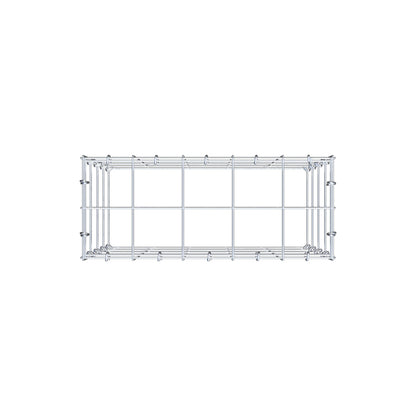 Monteret gabion type 3 50 cm x 40 cm x 20 cm (L x H x D), maskestørrelse 10 cm x 10 cm, C-ring