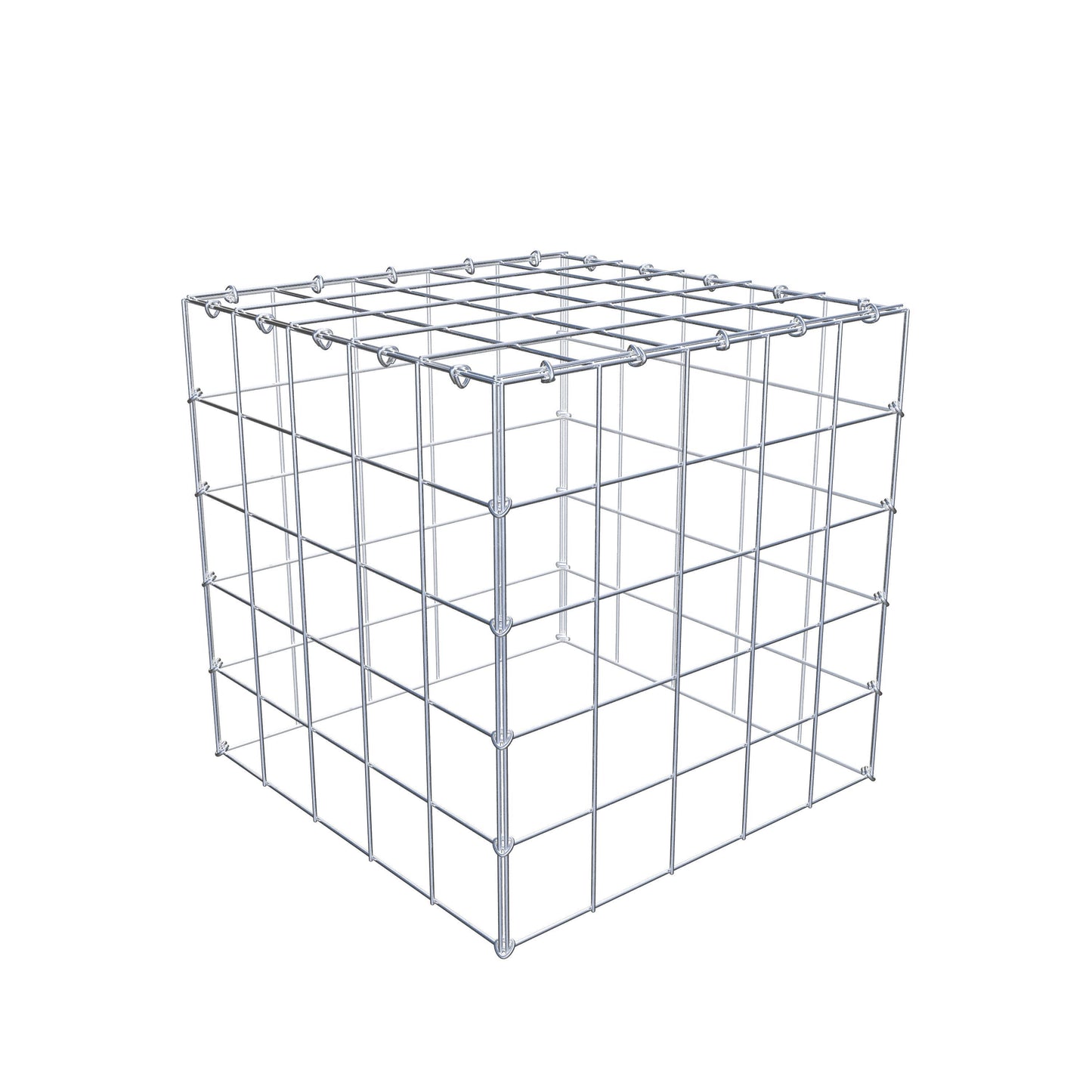 Fourche rapportée type 3 50 cm x 50 cm x 50 cm (L x H x P), mailles 10 cm x 10 cm, anneau C