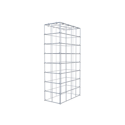 Mounted gabion type 3 80 cm x 40 cm x 20 cm (L x H x D), mesh size 10 cm x 10 cm, C-ring
