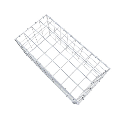 Mounted gabion type 3 80 cm x 40 cm x 40 cm (L x H x D), mesh size 10 cm x 10 cm, C-ring