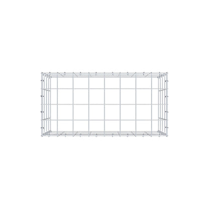 Mounted gabion type 3 80 cm x 40 cm x 40 cm (L x H x D), mesh size 10 cm x 10 cm, C-ring