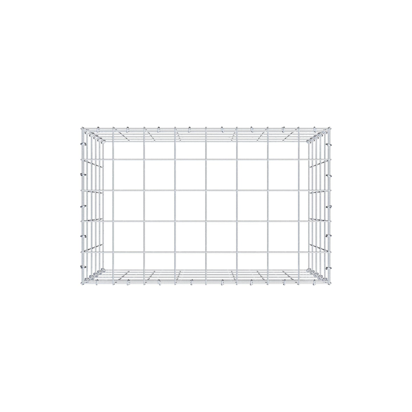 Tilläggspåle typ 3 80 cm x 50 cm x 50 cm (L x H x D), maskstorlek 10 cm x 10 cm, C-ring