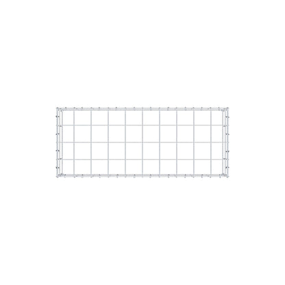 Monteret gabion type 3 100 cm x 20 cm x 40 cm (L x H x D), maskestørrelse 10 cm x 10 cm, C-ring