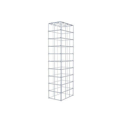 Mounted gabion type 3 100 cm x 30 cm x 20 cm (L x H x D), mesh size 10 cm x 10 cm, C-ring