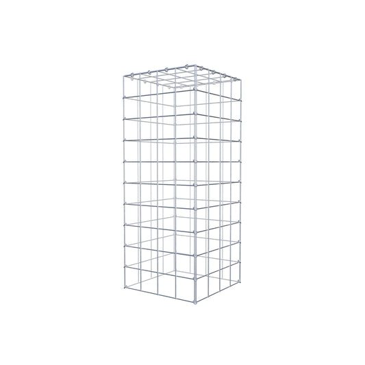 Monteret gabion type 3 100 cm x 40 cm x 40 cm (L x H x D), maskestørrelse 10 cm x 10 cm, C-ring