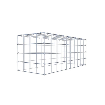 Gavión complementario de tipo 3 100 cm x 40 cm x 40 cm (L x A x P), malla 10 cm x 10 cm, anillo en C