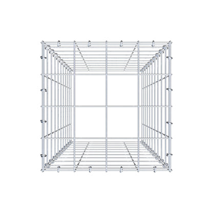 Gavión complementario de tipo 3 100 cm x 40 cm x 40 cm (L x A x P), malla 10 cm x 10 cm, anillo en C