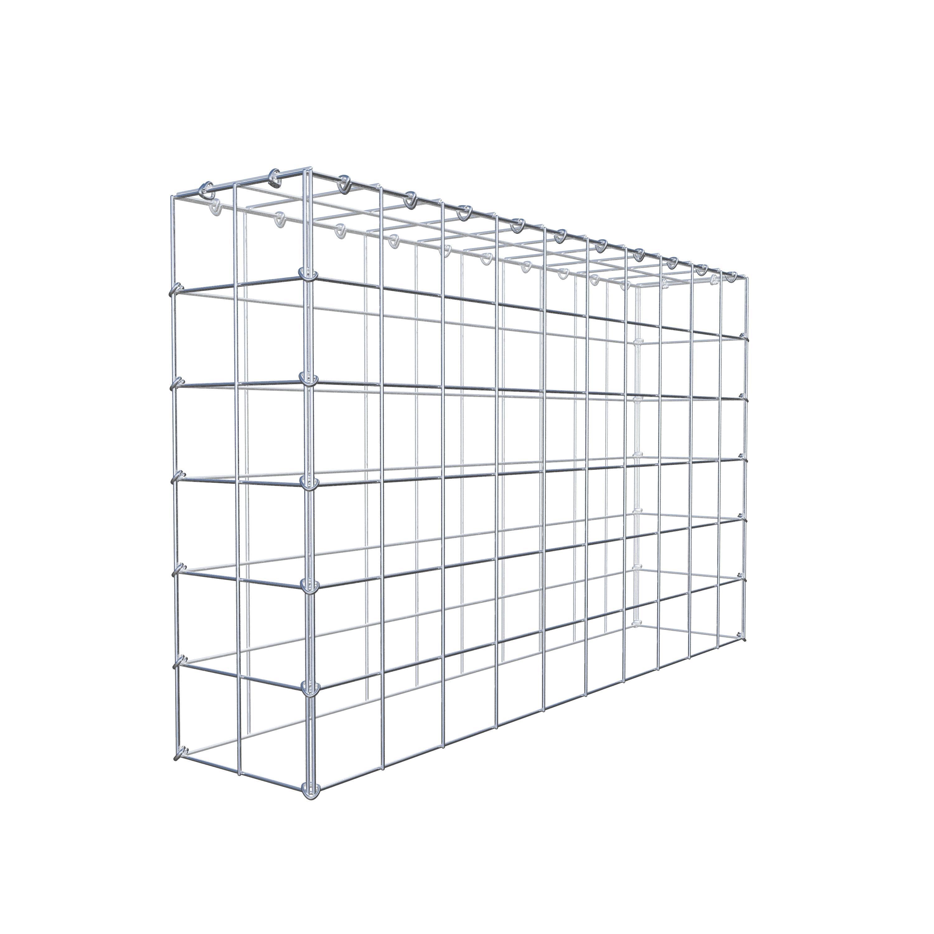 Gabion monté type 3 100 cm x 60 cm x 20 cm (L x H x P), maillage 10 cm x 10 cm, anneau en C