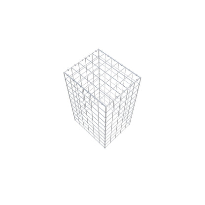 Fourche rapportée type 3 100 cm x 60 cm x 50 cm (L x H x P), mailles 10 cm x 10 cm, anneau C