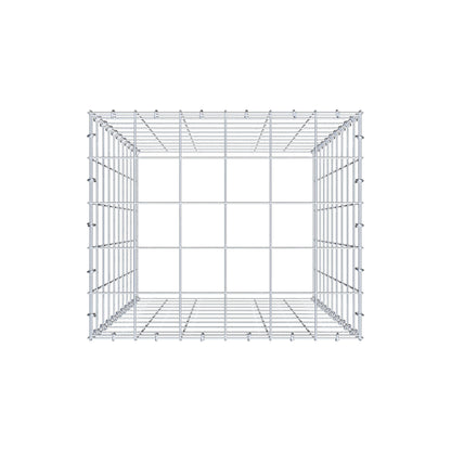 Fourche rapportée type 3 100 cm x 60 cm x 50 cm (L x H x P), mailles 10 cm x 10 cm, anneau C