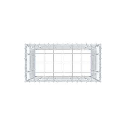Fourche rapportée type 3 100 cm x 80 cm x 40 cm (L x H x P), mailles 10 cm x 10 cm, anneau C