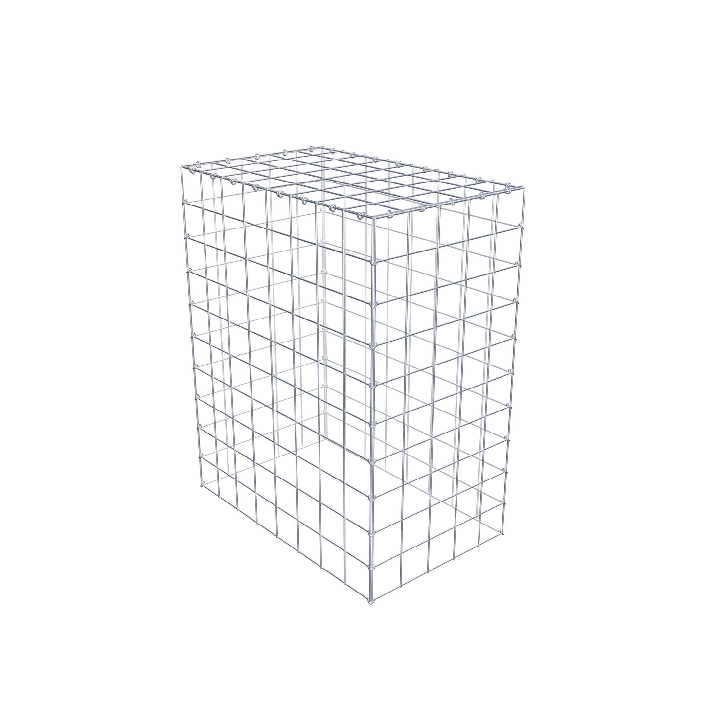 Fourche rapportée type 3 100 cm x 80 cm x 50 cm (L x H x P), mailles 10 cm x 10 cm, anneau C