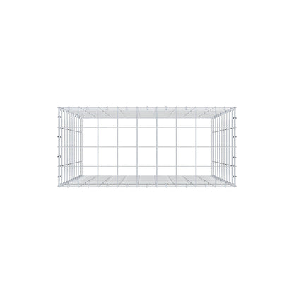 Fourche rapportée type 3 100 cm x 90 cm x 40 cm (L x H x P), mailles 10 cm x 10 cm, anneau C