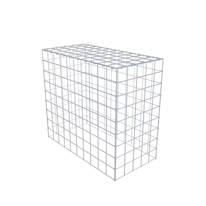 Mounted gabion type 3 100 cm x 90 cm x 50 cm (L x H x D), mesh size 10 cm x 10 cm, C-ring
