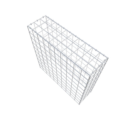 Mounted gabion type 3 100 cm x 100 cm x 30 cm (L x H x D), mesh size 10 cm x 10 cm, C-ring