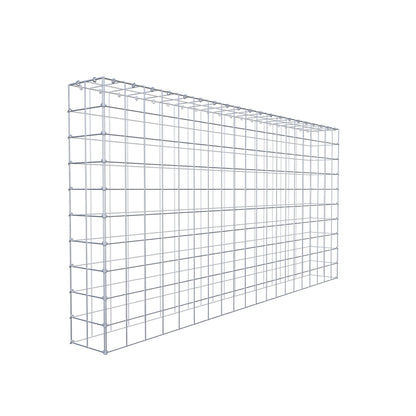 Mounted gabion type 3 200 cm x 100 cm x 20 cm (L x H x D), mesh size 10 cm x 10 cm, C-ring