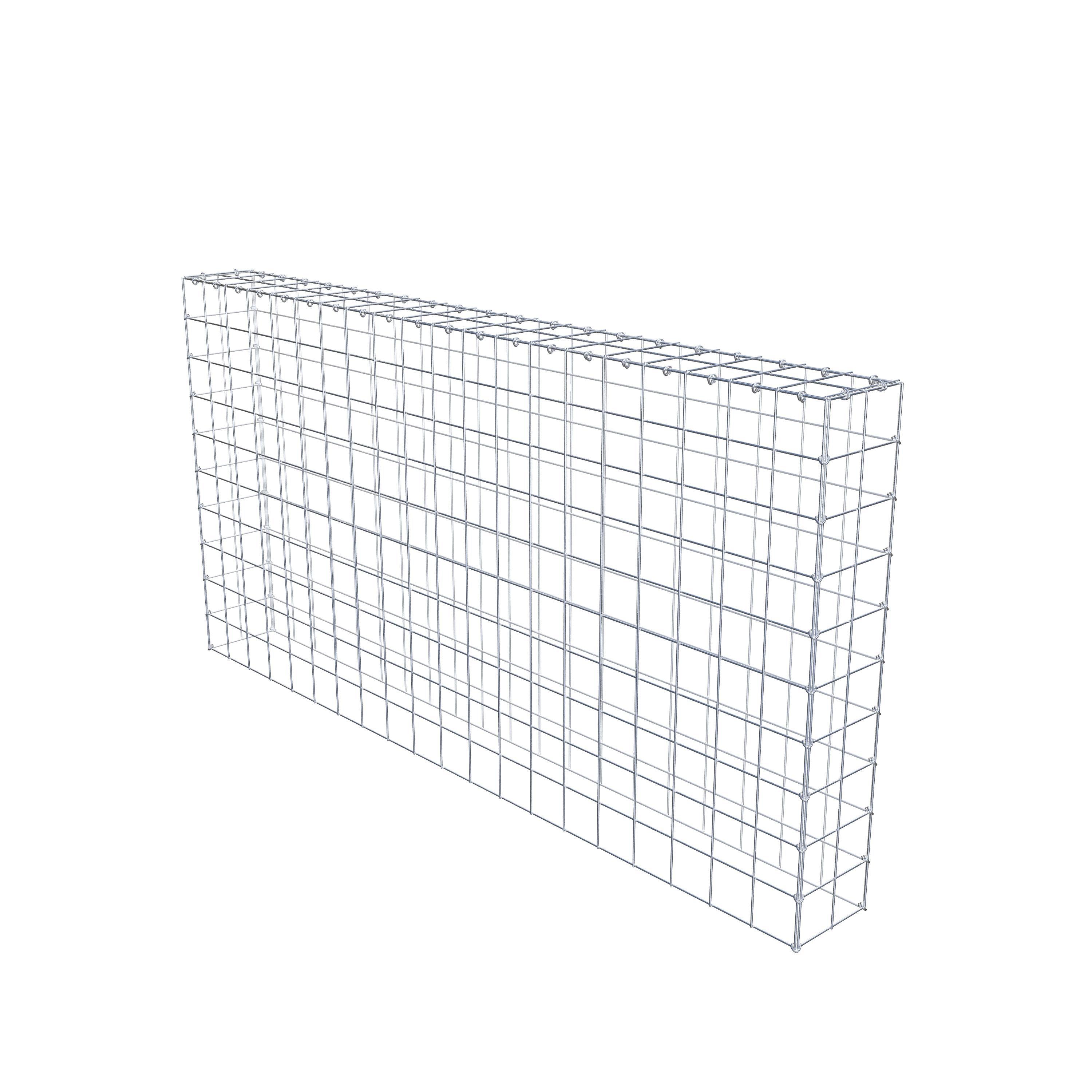 Anbaugabione Typ 3 200 cm x 100 cm x 20 cm (L x H x T), Maschenweite 10 cm x 10 cm, C-Ring