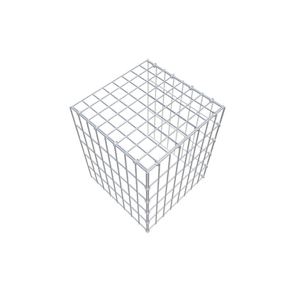 Extra gabion typ 4 50 cm x 40 cm x 40 cm (L x H x D), maskstorlek 5 cm x 10 cm, C-ring