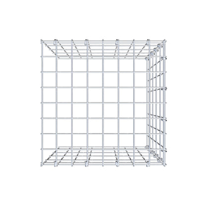 Extra gabion typ 4 50 cm x 40 cm x 40 cm (L x H x D), maskstorlek 5 cm x 10 cm, C-ring