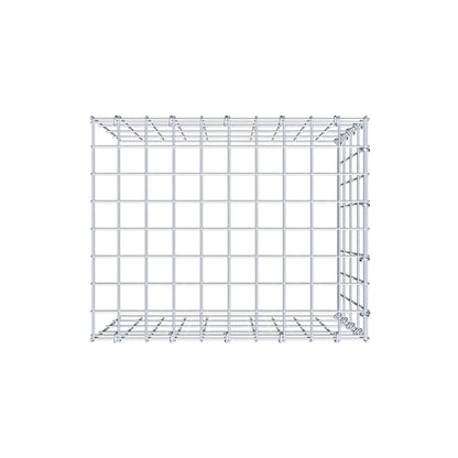 Extra gabion typ 4 50 cm x 40 cm x 40 cm (L x H x D), maskstorlek 5 cm x 10 cm, C-ring