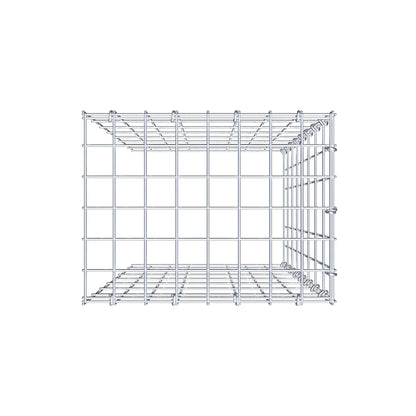 Toegevoegde pool type 4 80 cm x 40 cm x 30 cm (L x H x D), maaswijdte 5 cm x 10 cm, C-ring