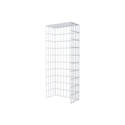 Gabião Tipo 4 100 cm x 20 cm x 40 cm (C x A x P), malhagem 5 cm x 10 cm, anel C