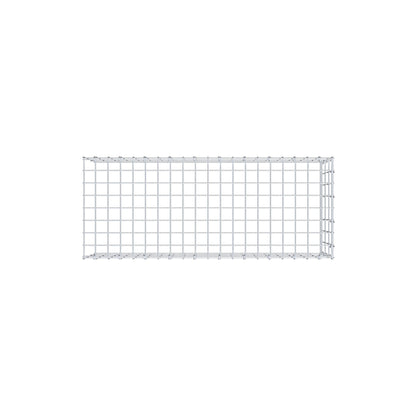 Typ 4 påbyggnadsgabion 100 cm x 30 cm x 40 cm (L x H x D), maskstorlek 5 cm x 10 cm, C-ring