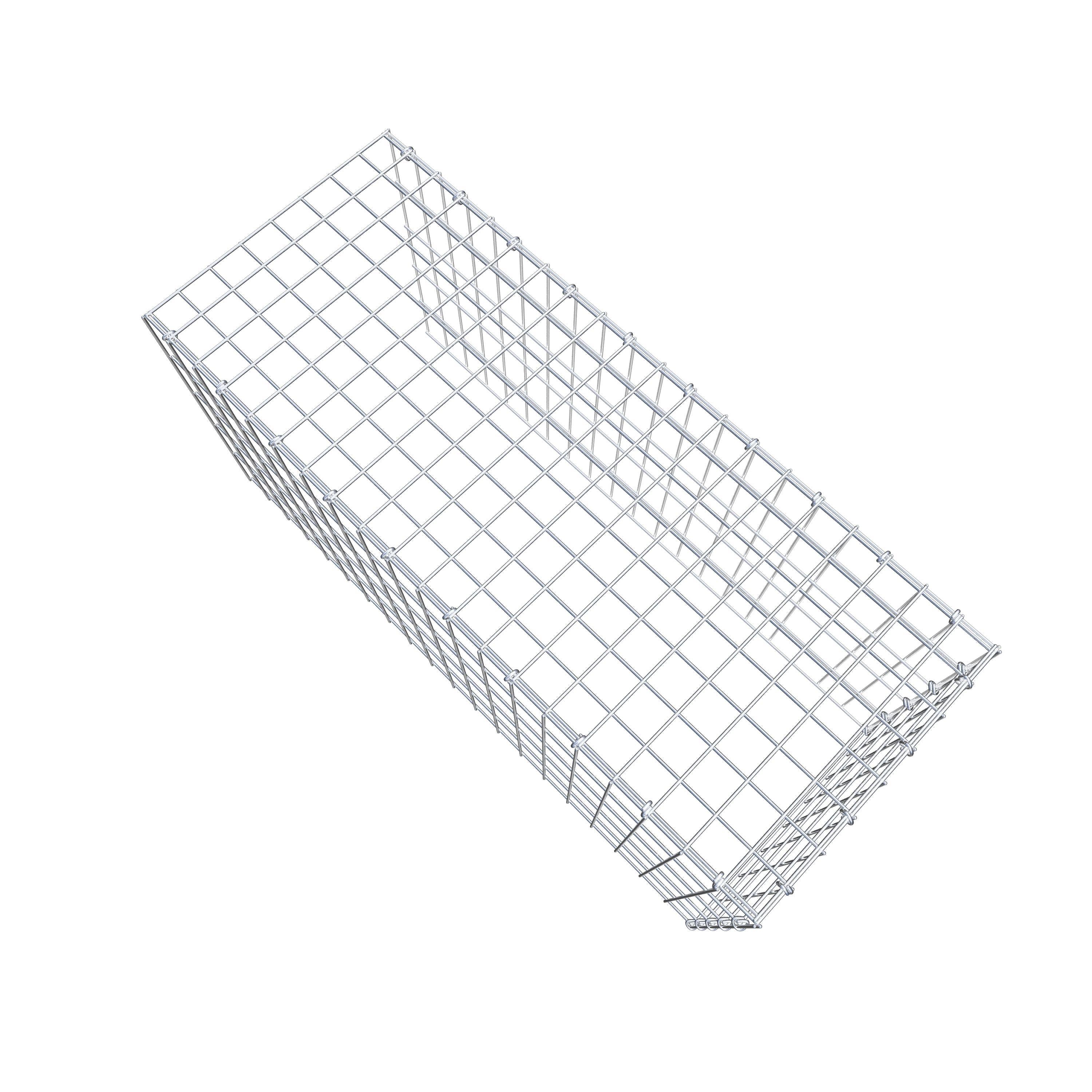 Gabião Tipo 4 100 cm x 50 cm x 40 cm (C x A x P), malhagem 5 cm x 10 cm, anel C