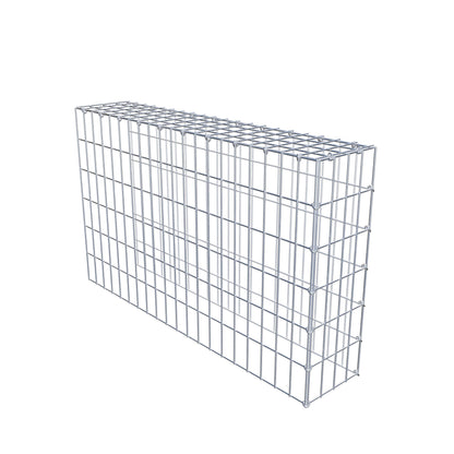 Gabbione aggiuntivo di tipo 4 100 cm x 60 cm x 20 cm (L x H x P), maglia 5 cm x 10 cm, anello a C