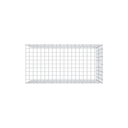 Mounted gabion type 4 100 cm x 60 cm x 50 cm (L x H x D), mesh size 5 cm x 10 cm, C-ring