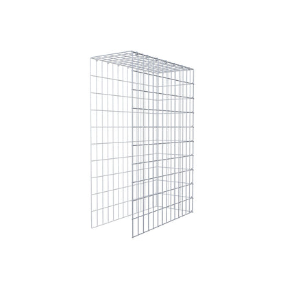Monteret gabion type 4 100 cm x 70 cm x 30 cm (L x H x D), maskestørrelse 5 cm x 10 cm, C-ring