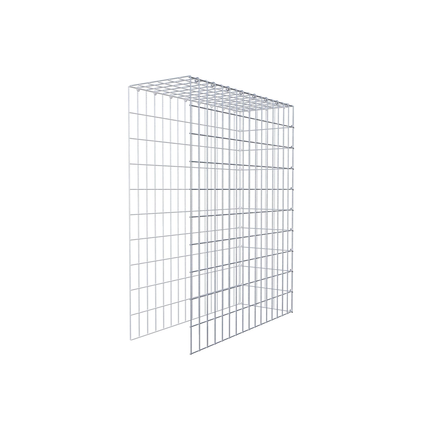 Extra gabion typ 4 100 cm x 80 cm x 30 cm (L x H x D), maskstorlek 5 cm x 10 cm, C-ring