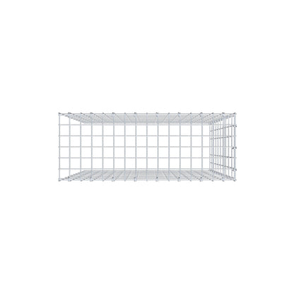 Extra gabion typ 4 100 cm x 80 cm x 30 cm (L x H x D), maskstorlek 5 cm x 10 cm, C-ring