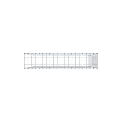 Anbaugabione Typ 4 100 cm x 100 cm x 20 cm (L x H x T), Maschenweite 5 cm x 10 cm, C-Ring