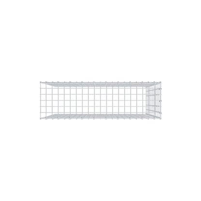 Extra gabion typ 4 100 cm x 100 cm x 30 cm (L x H x D), maskstorlek 5 cm x 10 cm, C-ring