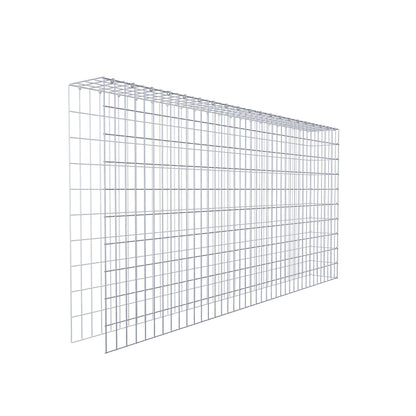 Anbaugabione Typ 4 200 cm x 100 cm x 20 cm (L x H x T), Maschenweite 5 cm x 10 cm, C-Ring