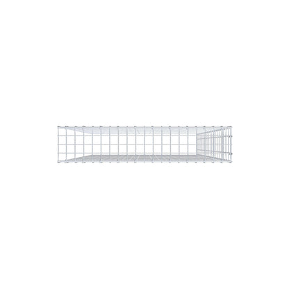 Anbaugabione Typ 4 200 cm x 100 cm x 20 cm (L x H x T), Maschenweite 5 cm x 10 cm, C-Ring