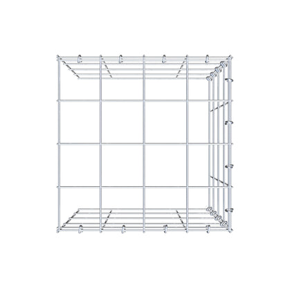 Extra gabion typ 4 40 cm x 40 cm x 40 cm (L x H x D), maskstorlek 10 cm x 10 cm, C-ring