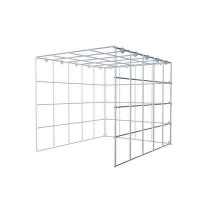 Gavión adicional tipo 4 50 cm x 40 cm x 40 cm (L x A x P), malla 10 cm x 10 cm, anillo en C