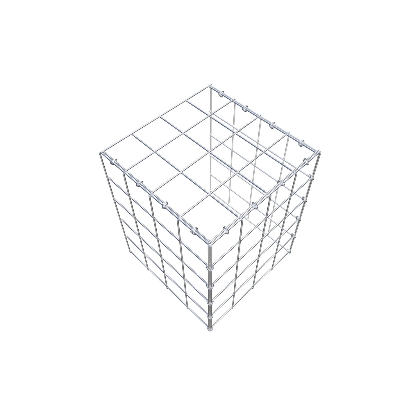 Gavión adicional tipo 4 50 cm x 40 cm x 40 cm (L x A x P), malla 10 cm x 10 cm, anillo en C
