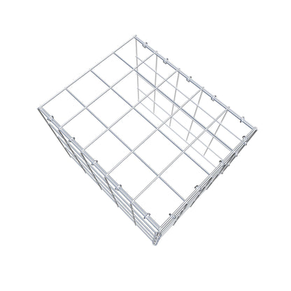 Gavión adicional tipo 4 50 cm x 40 cm x 40 cm (L x A x P), malla 10 cm x 10 cm, anillo en C