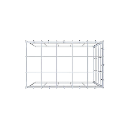 Add-on schanskorf type 4 50 cm x 50 cm x 30 cm (L x H x D), maaswijdte 10 cm x 10 cm, C-ring