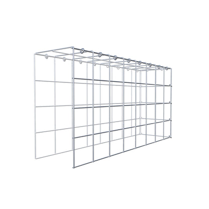 Fourche rapportée type 4 80 cm x 40 cm x 20 cm (L x H x P), mailles 10 cm x 10 cm, anneau C