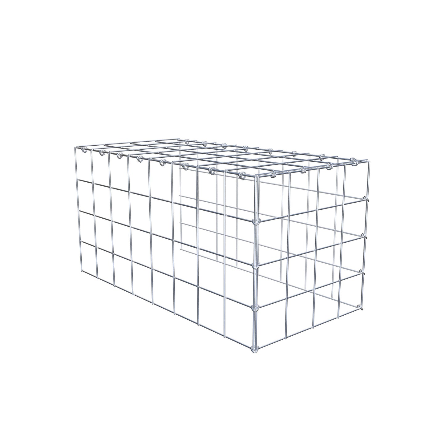 Tilläggspåle typ 4 80 cm x 40 cm x 40 cm (L x H x D), maskstorlek 10 cm x 10 cm, C-ring