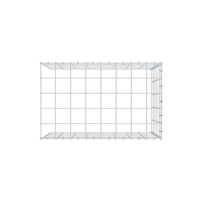 Fourche rapportée type 4 80 cm x 50 cm x 50 cm (L x H x P), mailles 10 cm x 10 cm, anneau C