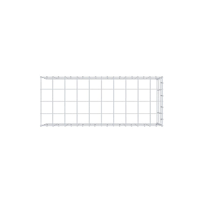 Monteret gabion type 4 100 cm x 30 cm x 40 cm (L x H x D), maskestørrelse 10 cm x 10 cm, C-ring